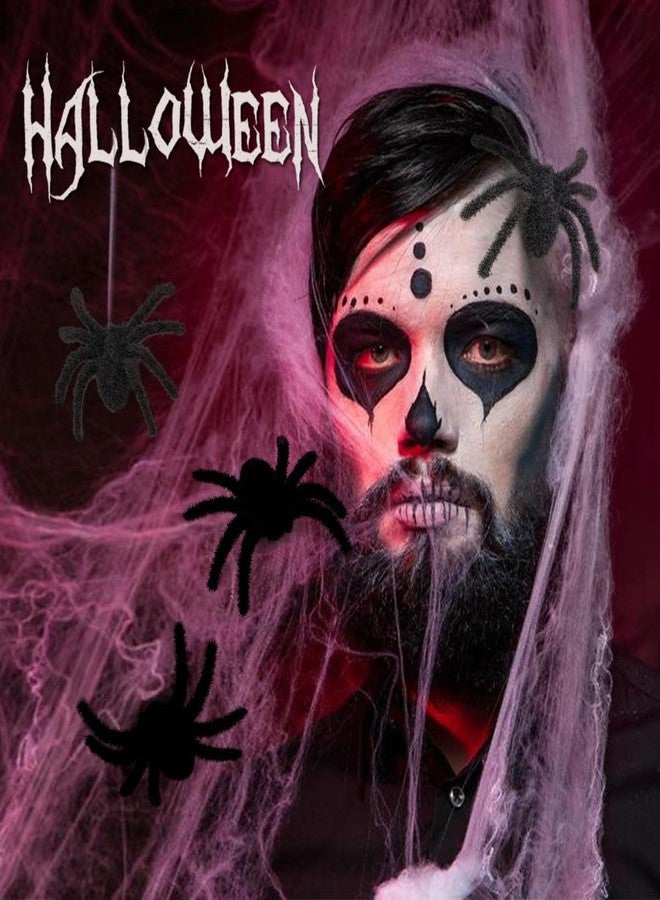 Ralleyfun Halloween Spider Decoration Fake Spider Hairy Plastic Spider for Halloween Carnival Decorations Scary Joke Prank Props (Black + Gray,6 Pack) - Image 5